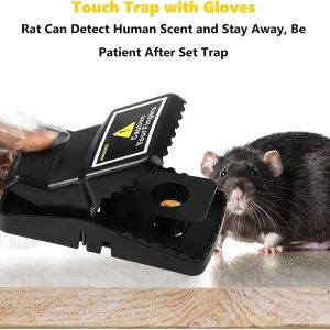 Heavy Duty Mouse Trap  High-Sensitivity Quick Catch Reusable Rat Traps for Home and Indoor Use