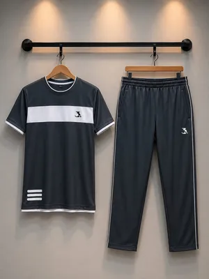 2 Pcs Boy's Dri-Fit Plain Tracksuit for Kids | Lightweight Sports Wear 1-12 Years - Image 3