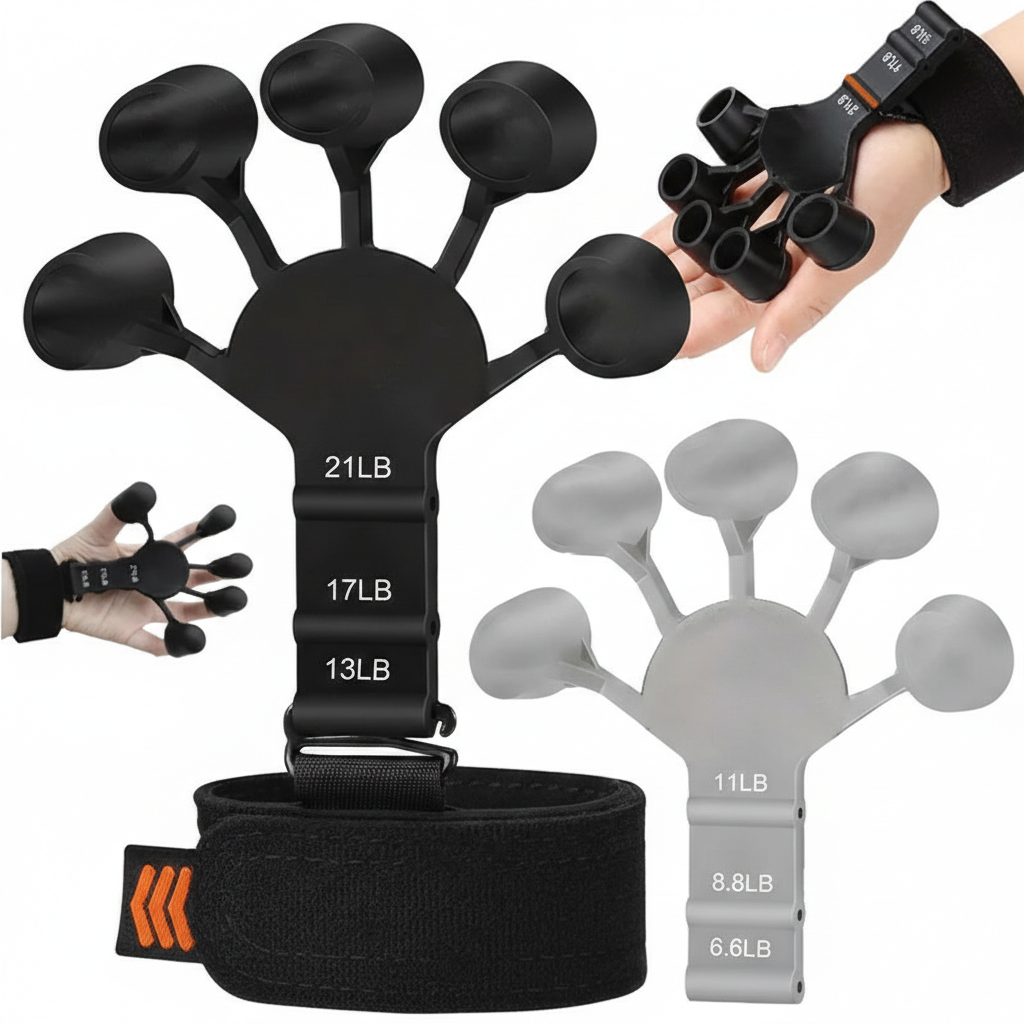 1Pcs Silicone Gripster Grip Strengthener Finger Stretcher Hand Grip Trainer Gym Fitness Training And Exercise Hand Strengthened - Image 2