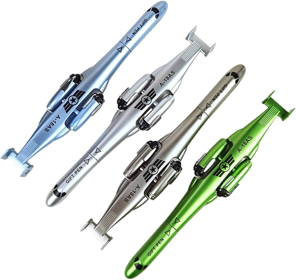 Airplane Design Metal Ballpoint Pen Creative Aircraft Shape Gift Pen for Kids & Adults | 1Pc - Image 2
