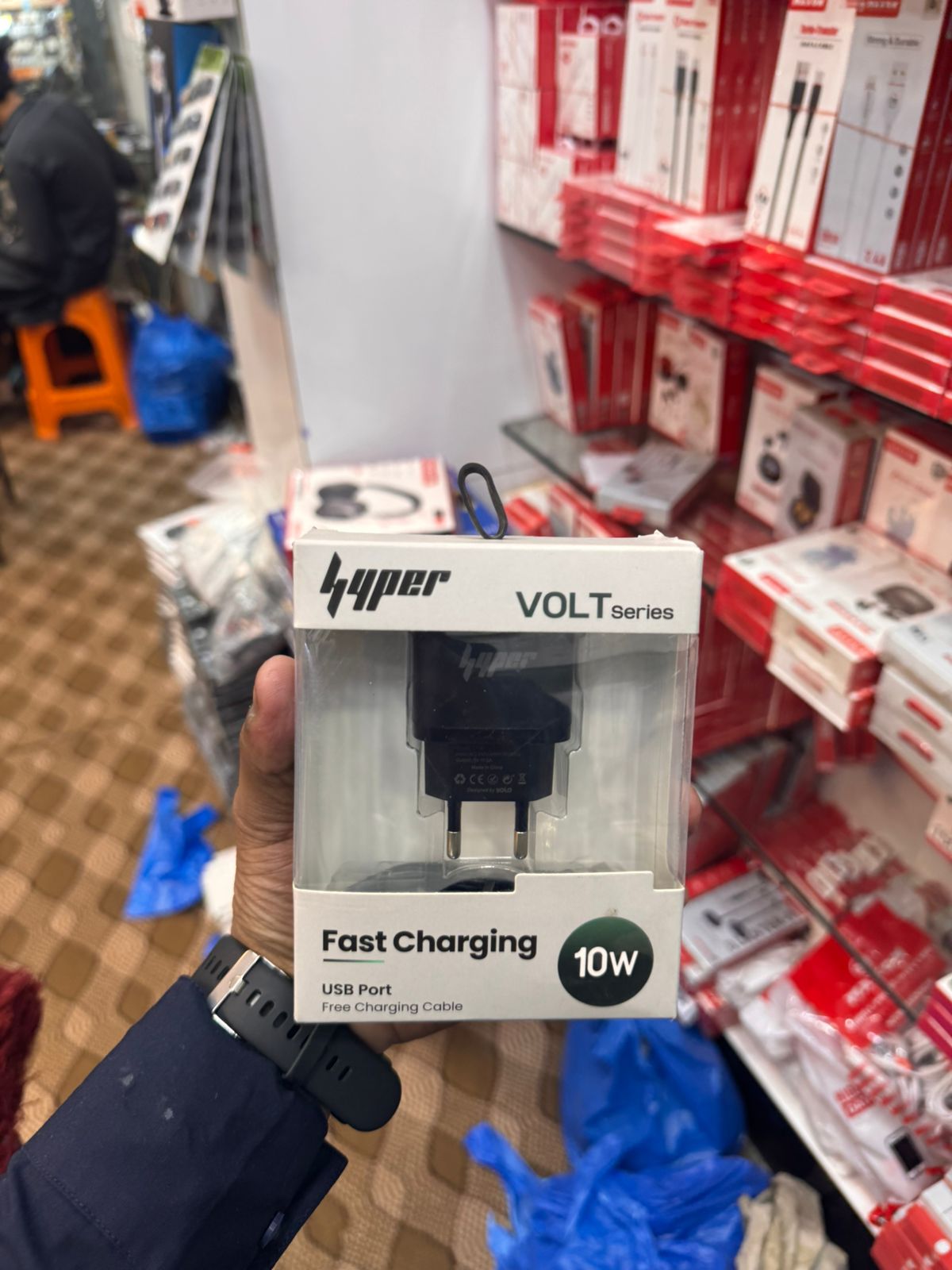 Yolo Hyper Charger 10W Y-103 Fast USB Wall Charger with Free Micro USB Cable - Image 4