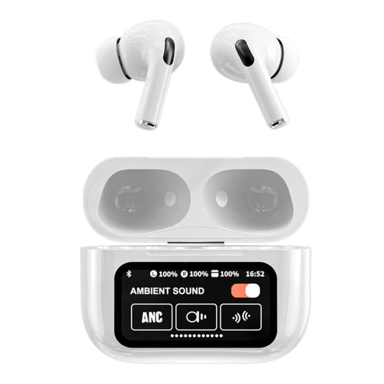 A9 Pro Airpods Anc/enc Touch Screen Wireless Earbuds | A9 Airpods Pro | Best Quality Airpods - Image 2
