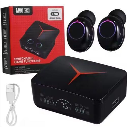 M90 Pro Bluetooth Earbuds with Powerbank Wireless Earphones Gaming - Image 2