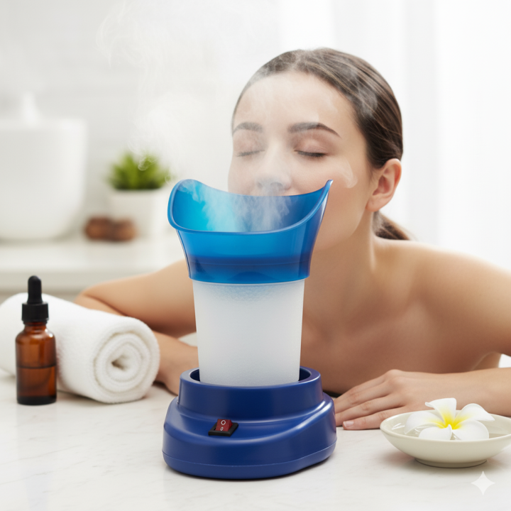 Shinon Face Steamer & Inhaler 2-in-1 | Steam Facial Machine Electric | Sauna Spa Nebulizer Home Facial - Image 3