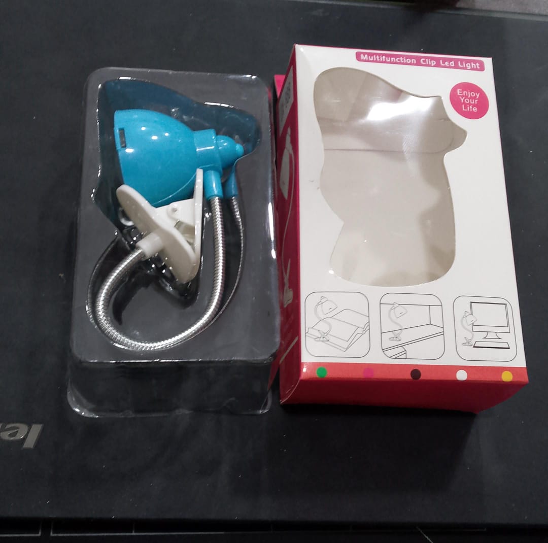 Multifunction Clip LED Light Mini Book Lamp Flexible Reading Light For Night Reading (Random Color) - Image 4