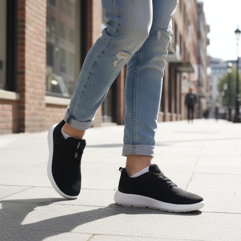 Mens Lightweight Breathable Mesh Sneakers Casual Walking & Everyday Comfort Shoes - Image 5