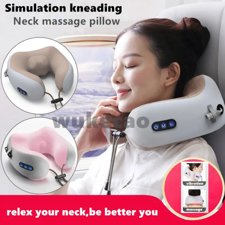 Jinserta Neck Cushion Massager - USB Charging Massage Pillow - Image 5