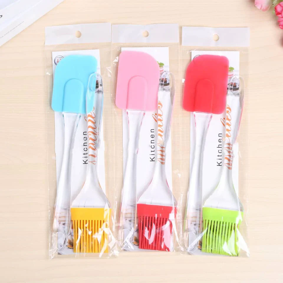 Pack Of 2 - Large Spatula & BBQ Oil Brush - Image 3