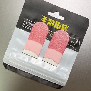 Gaming Finger Sleeves 2 Pcs Pack Sweat-Proof Breathable Thumb Sleeves for Mobile Gaming