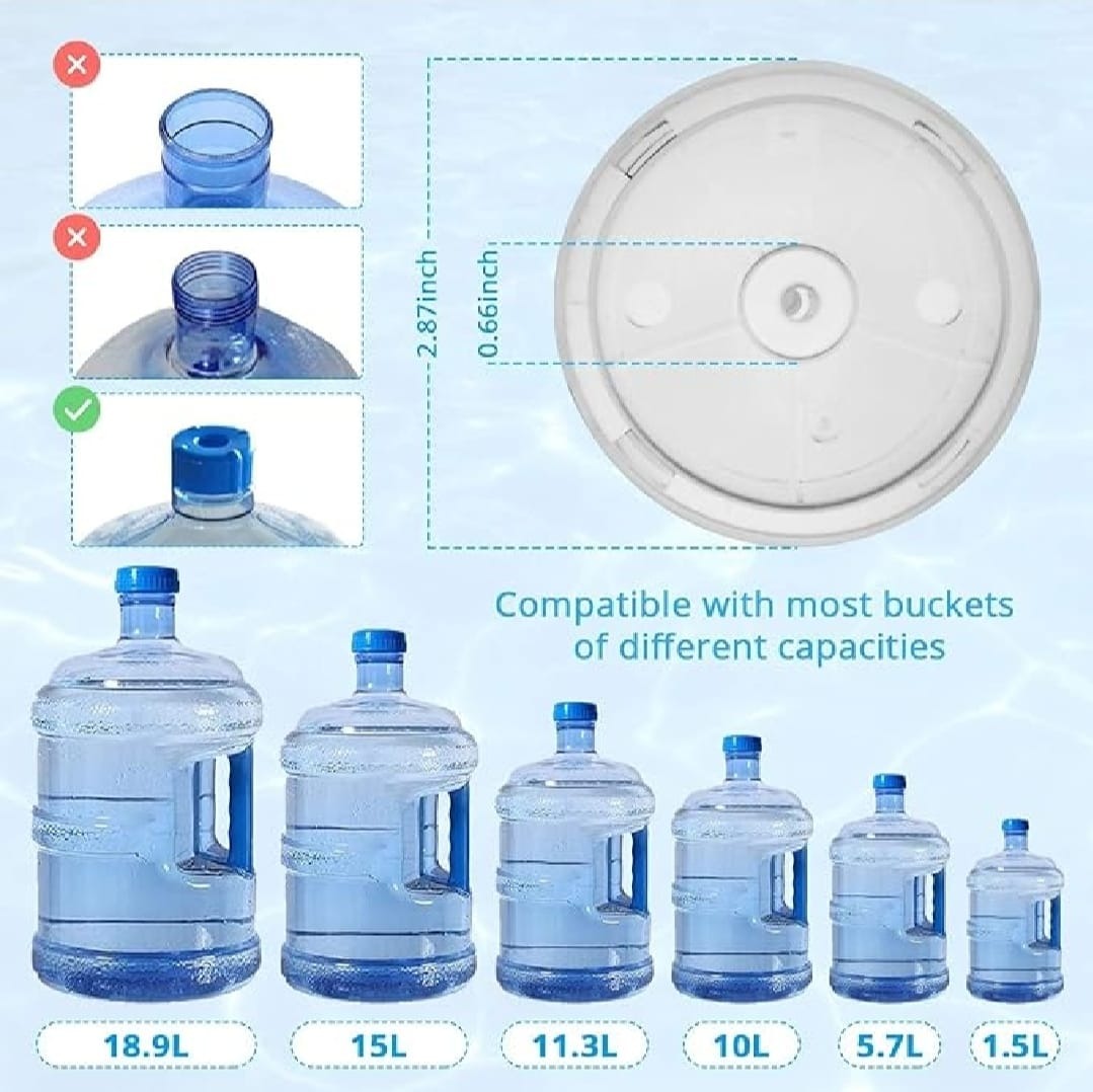 Automatic Electric Water Bottle Pump Dispenser USB Rechargeable One-Touch Water Pump for Home, Office, Outdoor Use & Universal Gallon Bottles - Image 2