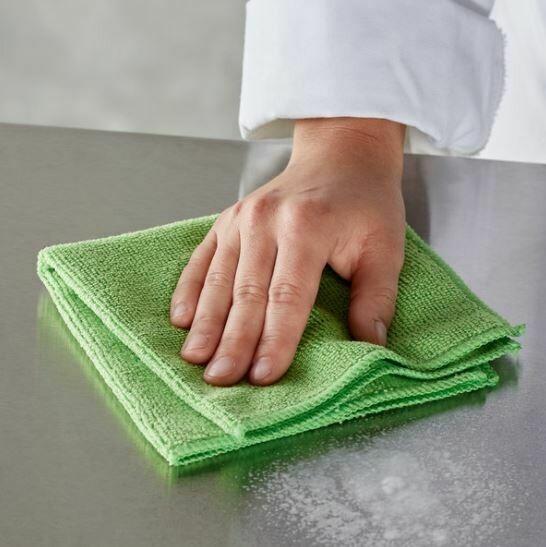 Microfiber Cleaning Cloths Pack Of 20 Multi Purpose Durable Soft And Reusable Cleaning Towels (Random Colour) - Image 2