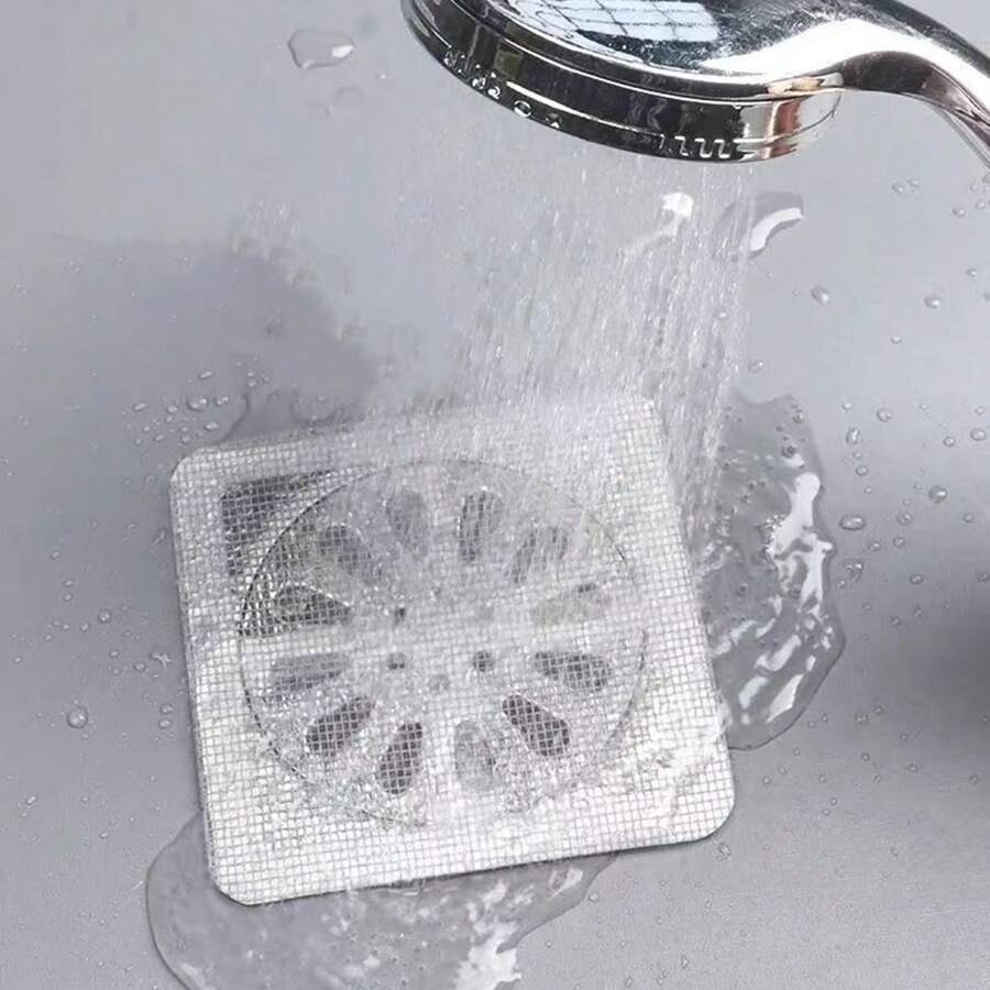 10 Pcs Multifunctional Net Sticker Drainer Perfect for Bathroom, Kitchen & More - Image 4