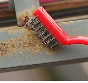 Gas Stove Cleaning Wire Brush Kitchen Tool Metal Fiber Brush  Set of 3 Brush