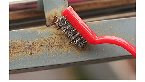 Gas Stove Cleaning Wire Brush Kitchen Tool Metal Fiber Brush Set of 3 Brush
