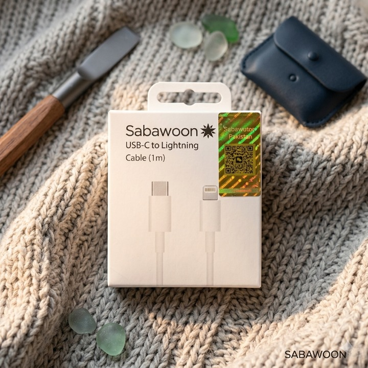Sabawoon USB-C To Lightning Cable - Image 3