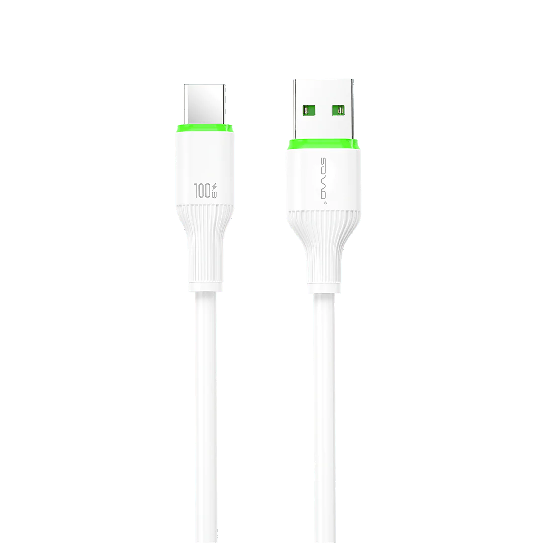 SOVO Type-C Fast Charging Data Cable Quick Charge USB Cable for Android Devices High-Speed Charging and Data Transfer Durable Build 1 Meter Length Universal Compatibility with Smartphones - Image 2