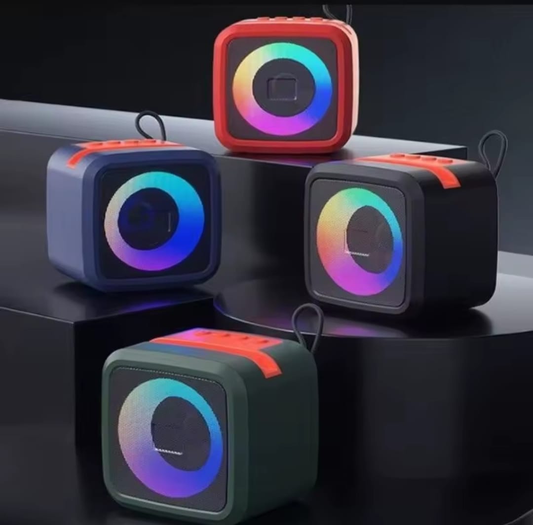 S11 Mini Portable Bluetooth Speaker with Phone Holder, RGB Lights, Super Bass & 10-Hour Playtime Compact Travel Wireless Speaker (Random Color) - Image 3