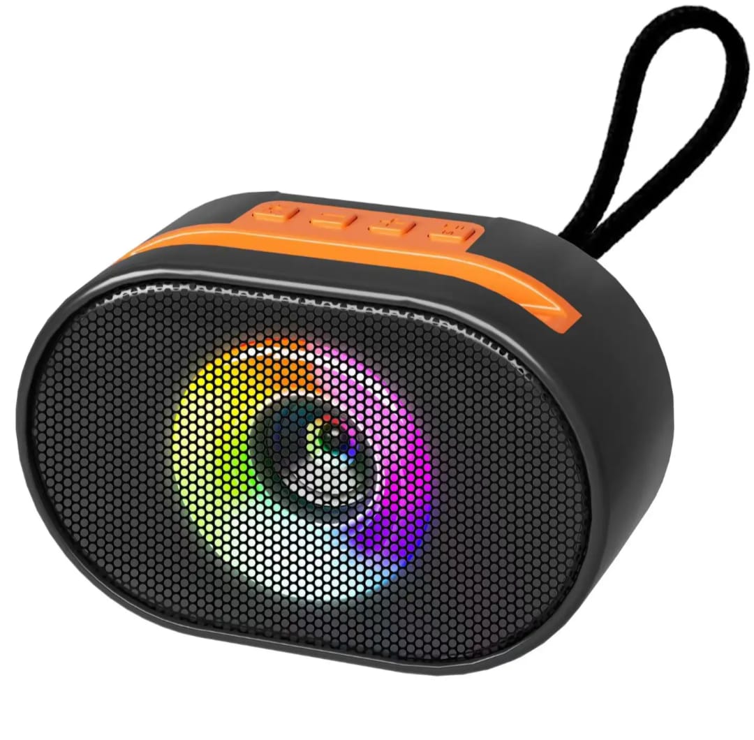 Portable Bluetooth Speaker Wireless Stereo Pairing Compact Wireless Speaker for Home, Outdoor, Party & Beach (Random Color)