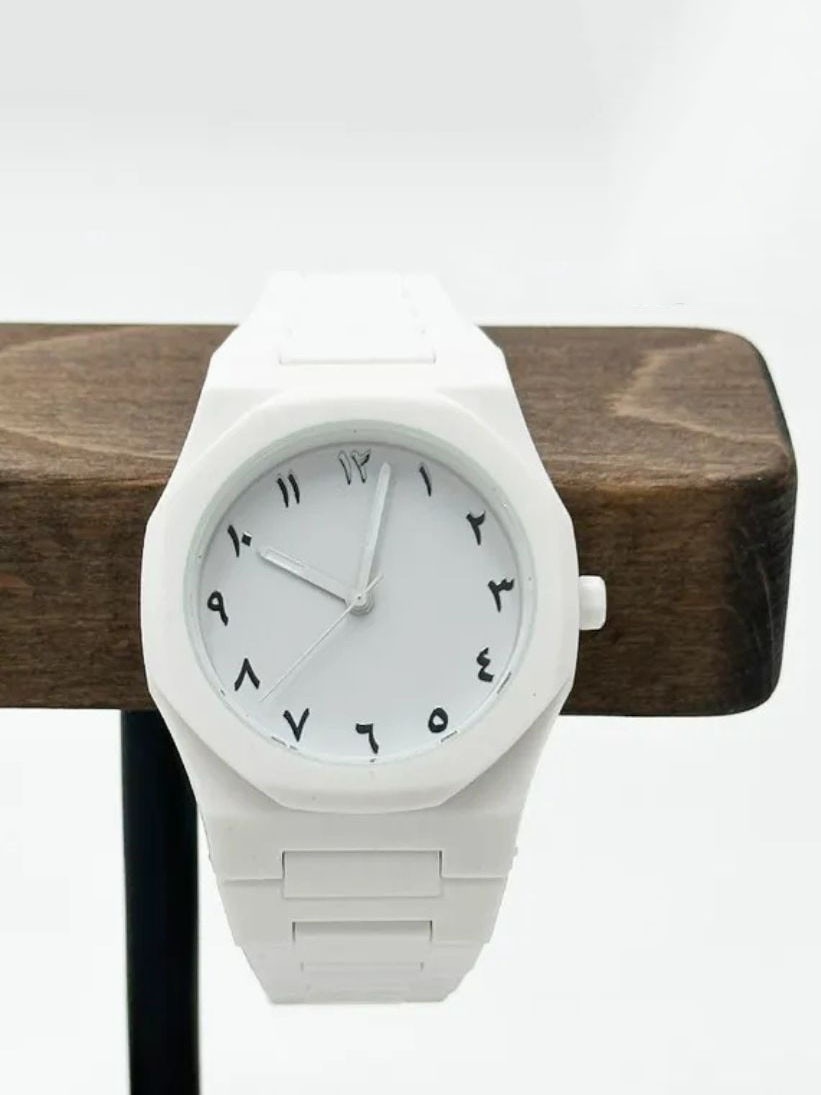 White Aura Couple Watch Elegant Matching Timepieces, Stylish Fashion Accessories for Men and Women- Without Box