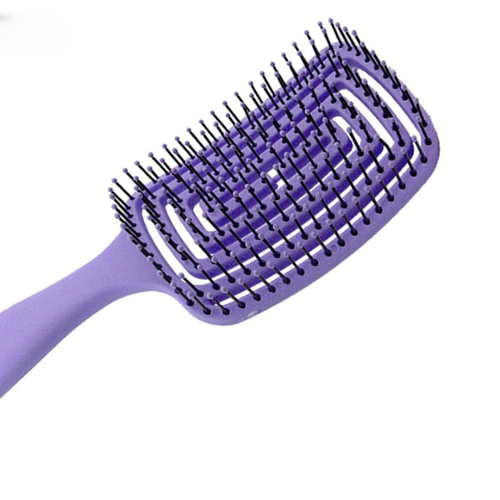 2-in-1 Scalp Massager Comb Relaxing Hair Brush for Deep Scalp Stimulation & Improved Hair Growth (Random Color)