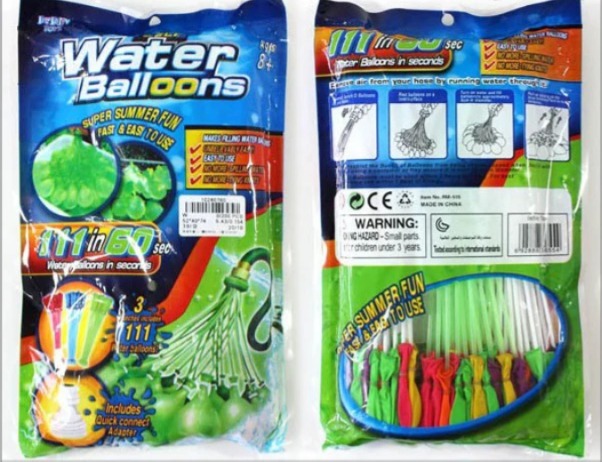 111 Pcs Fast-Fill Magic Water Balloons Kit - Quick-Fill Self-Sealing Water Bombs for Outdoor Water War Games & Summer Party Supplies - Image 2