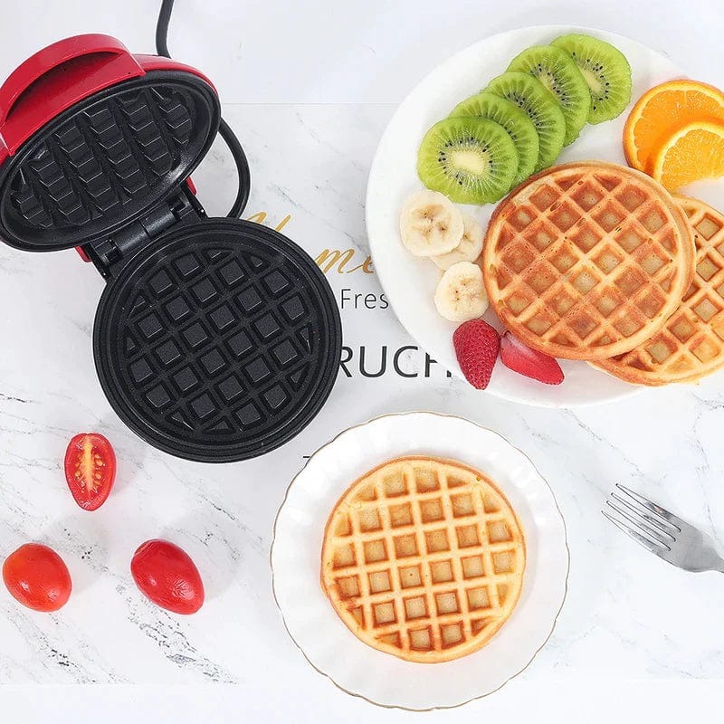 Waffle Maker Breakfast Machine Non Stick Easy Clean Compact Electric Appliance For Quick And Delicious Homemade Waffles - Image 4