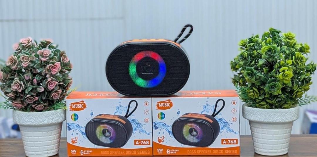 Portable Bluetooth Speaker Wireless Stereo Pairing Compact Wireless Speaker for Home, Outdoor, Party & Beach (Random Color) - Image 5
