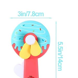 Donut Kid Fan Cute Handheld Mini Fan for Kids