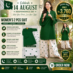 Women's 2 Piece Cotton Embroidered Suit | Ready-to-Wear