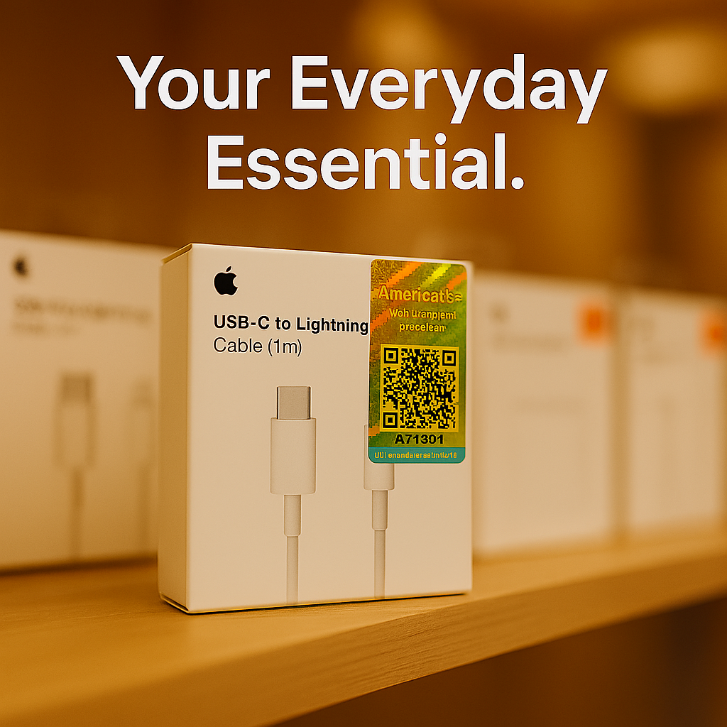 Type-C to iPhone Charging Cable 99% Original Quality with Apple Logo - Image 3