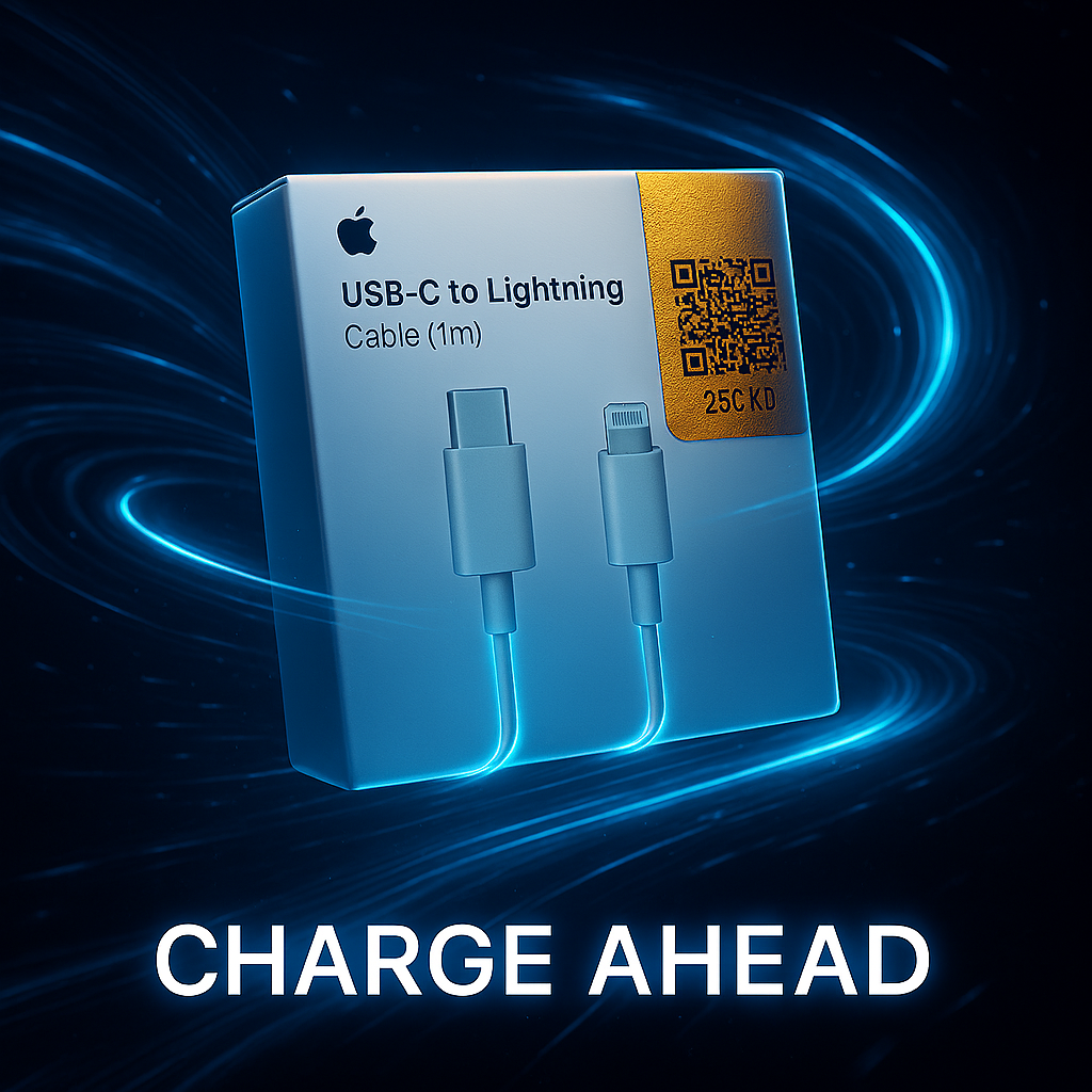 Type-C to iPhone Charging Cable 99% Original Quality with Apple Logo - Image 2