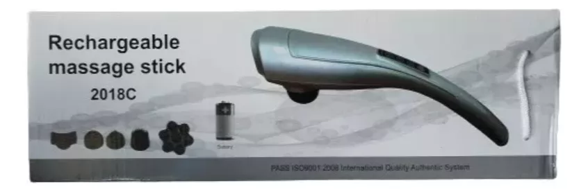 2018c Infrared Light Massager Rod Non-Rechargeable Handheld Massager for Targeted Pain Relief and Relaxation ( Grey Color )
