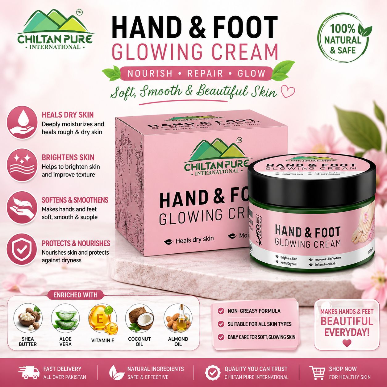 Hand and Whitening Foot Cream Price In Pakistan
