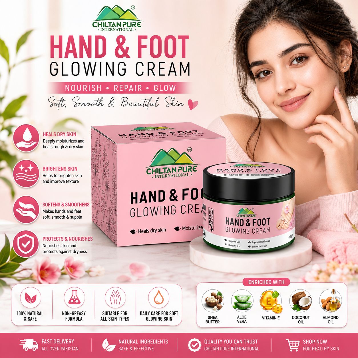 Hand and Whitening Foot Cream Price In Pakistan