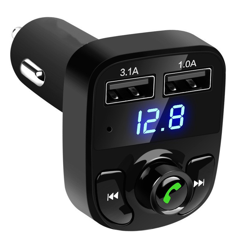 X8 - Multifunctional Car Mp3 Player | Car Wireless FM Transmitter | Car Mp3 Modulator - 3.1A | Car Accessories ( Random Color ) - Image 2