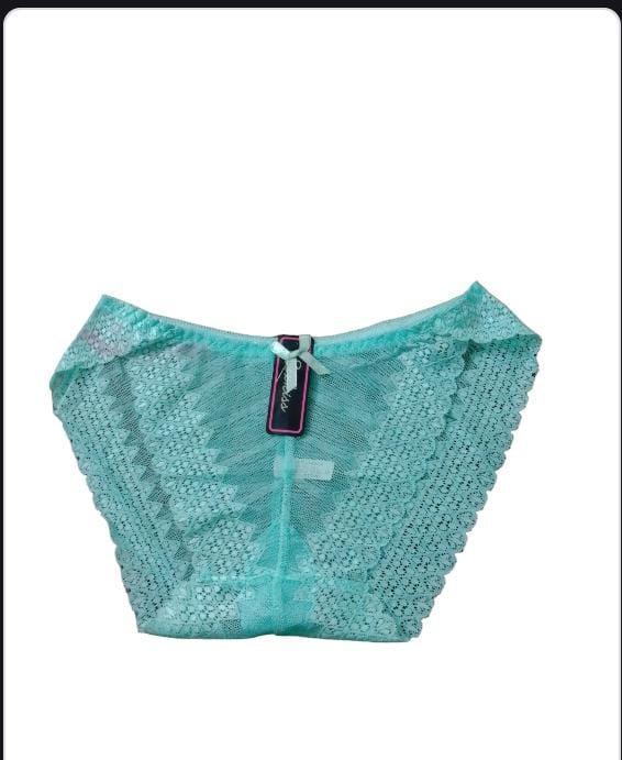 Women's Net Plain Panties Small Teal Daily Wear | Lightweight, Breathable & Comfortable Women's Underwear - Image 2