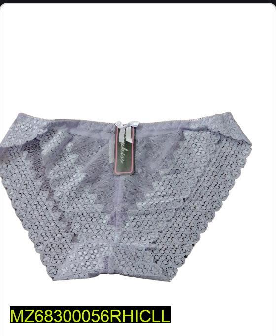 Women's Net Plain Panties Small Teal Daily Wear | Lightweight, Breathable & Comfortable Women's Underwear - Image 3