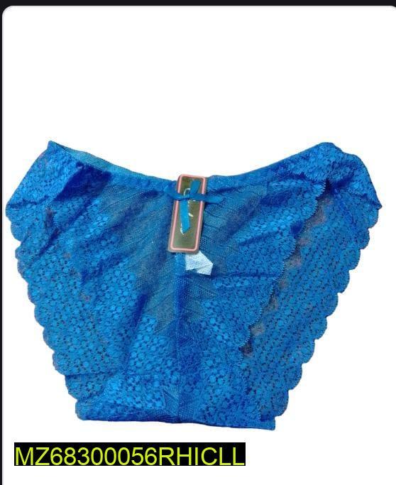 Women's Net Plain Panties Small Teal Daily Wear | Lightweight, Breathable & Comfortable Women's Underwear - Image 6