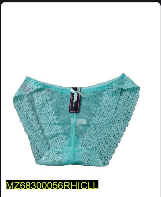 Women's Net Plain Panties Small Teal Daily Wear | Lightweight, Breathable & Comfortable Women's Underwear