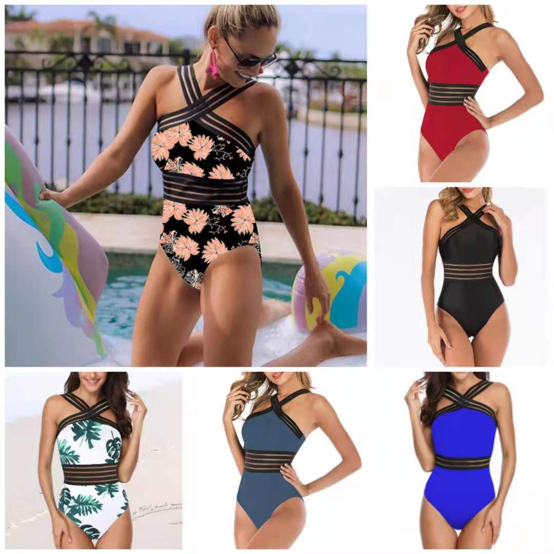Women One-Piece Lace Mesh Swimsuit White | Elegant, Stylish & Comfortable Beachwear