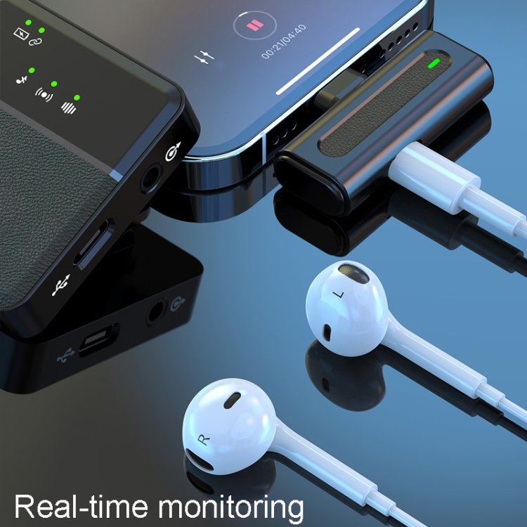 SX8 Type-C Single Lavalier Wireless Microphone for Interview and Vlog - Image 3