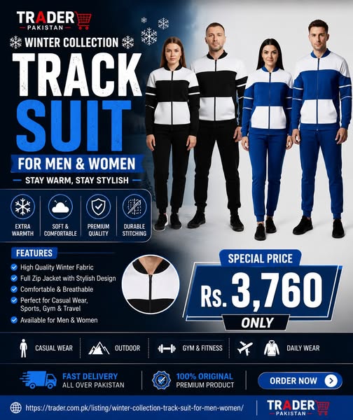 Winter Collection Track Suit for Men & Boys