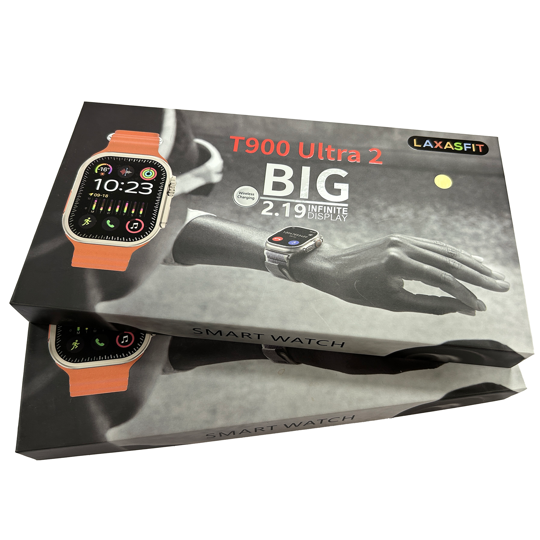 T900 Ultra 2 Series 9 2.19 Inch Screen Laxasfit Smart Watch (Orange Color) - Image 3