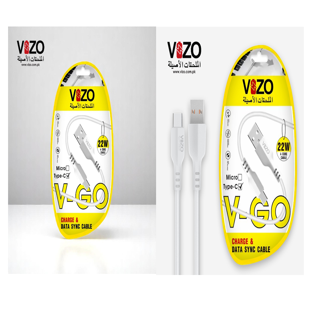 Vizo V-Go 22W Fast Charging Type-C Data Cable | Best Quality Type Fast Charging Cable | 22W Fast Charging Cable - Image 3