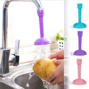 Silicone Kitchen Faucet Kitchen Shower Splash Faucet Water-saving Filter Shower Water Rotating Spray Regulator(Random color)