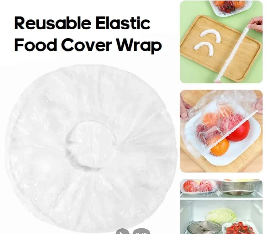 Plastic food cover pack off 100 pcs - Image 4