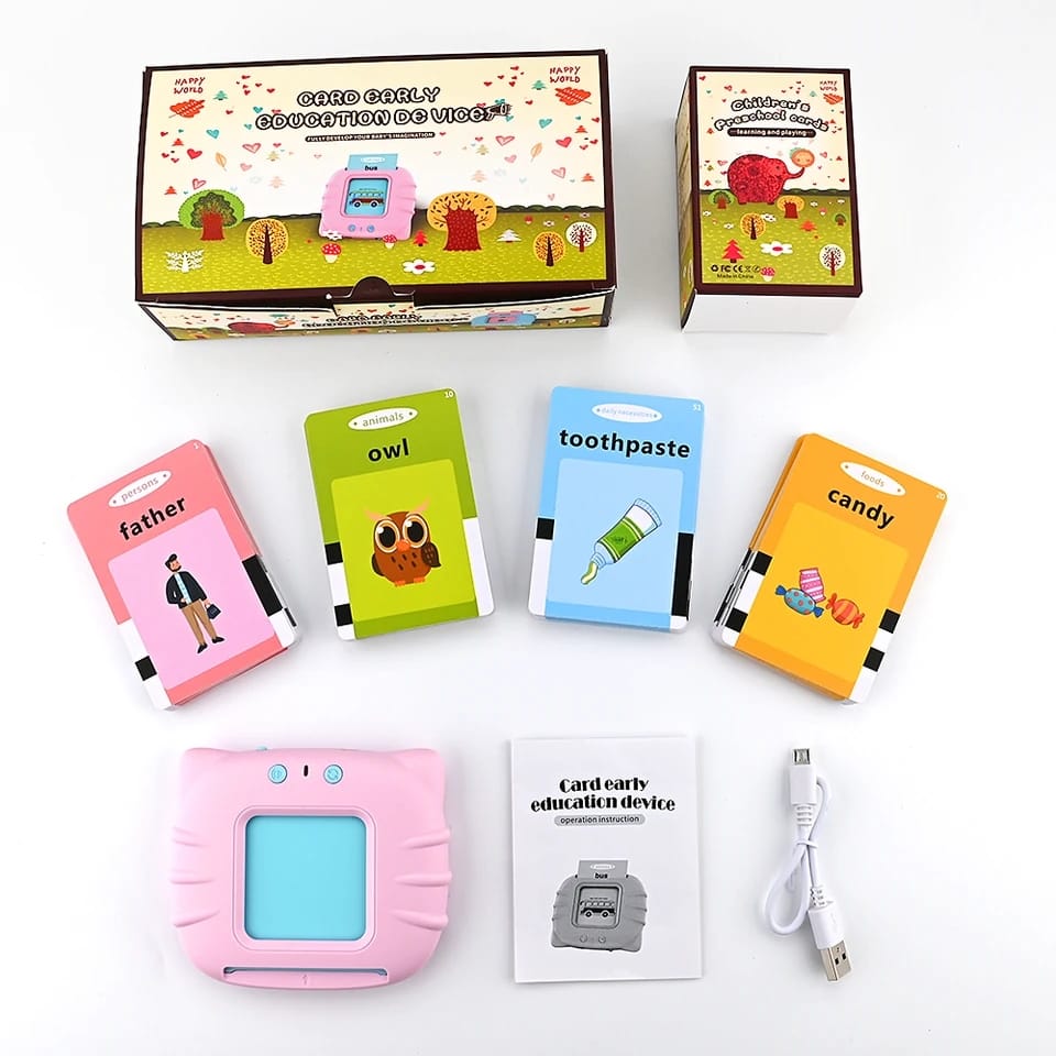 Audible Flash cards Baby Reading Machine for kids early learning English - Image 3