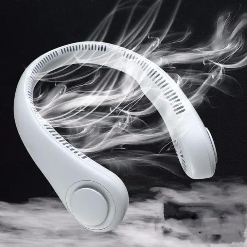 Portable Neck fan air Cooler & Purifier... Adjustable 3 speed and Rechargeable (random color ) - Image 2