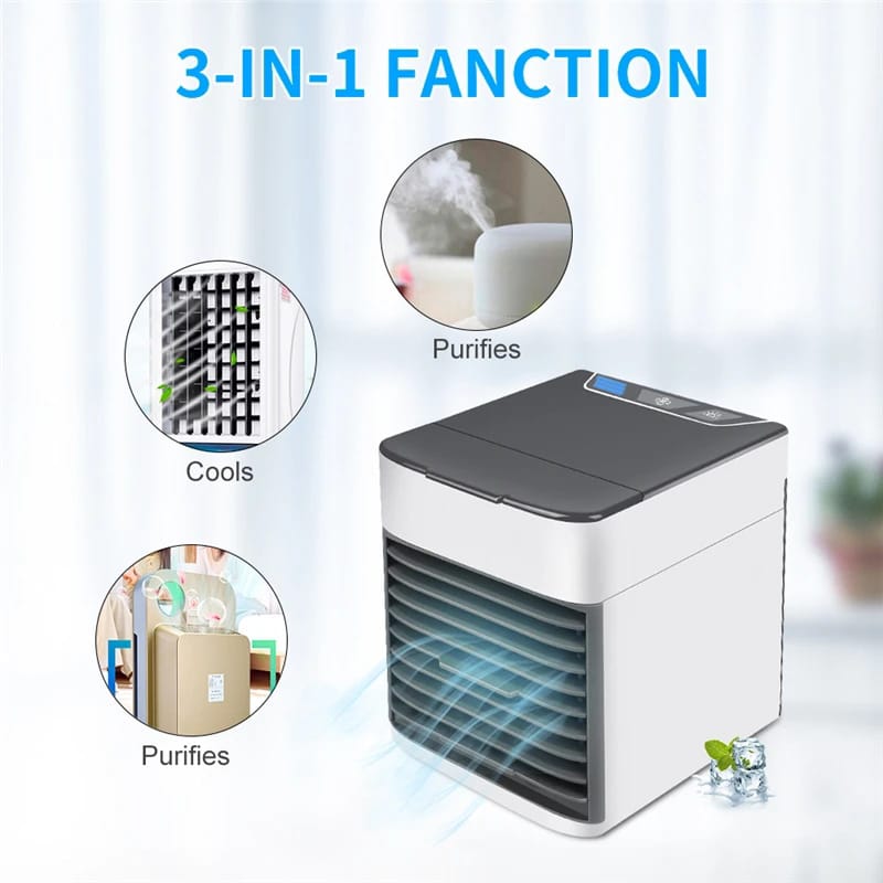Mini air conditioning cooling fan multifunction usb new household portable air conditioner humidifier strong wind | Portable Fan - Image 3