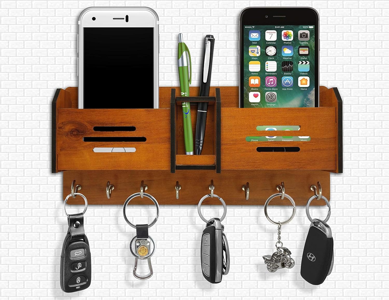 Multipurpose Design Wooden Key Holder I Home Decoration Items I Wall Decoration Items For Shop Wall Hanging For Keys - Image 3